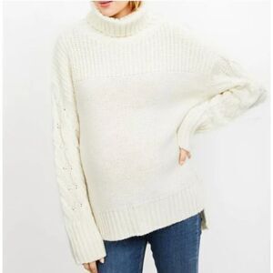 Pietro Brunelli cable‎ knit maternity sweater, size S